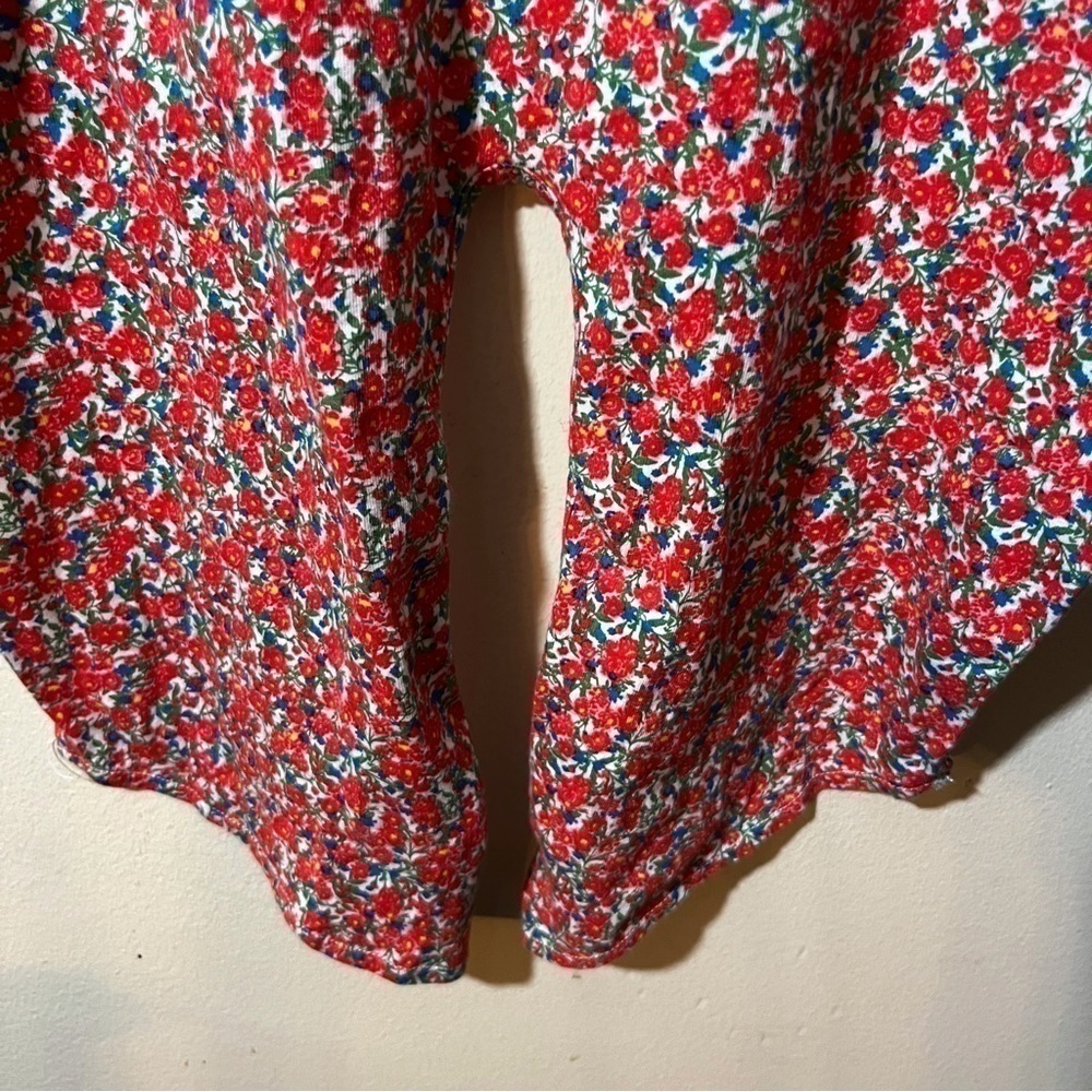 Zara Crop Tie Front Floral Print T Shirt Women’s Small Cowgirl Western Festival - Picture 6 of 8